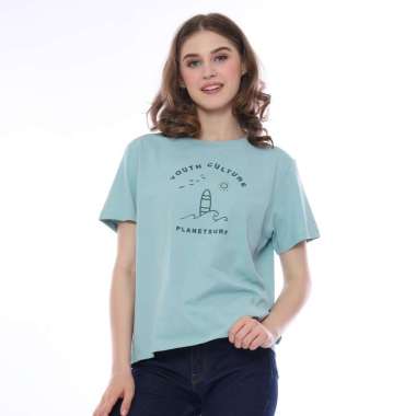 Planet Surf Clothing Kaos Lengan Pendek Wanita Selly Bassic Tee 231A Planet Surf M