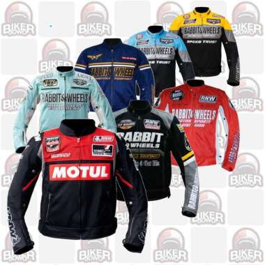 Jaket Motor Rabbit And Wheels Bikers Jacket Hits Bapak Jokowi Trend COMBO GREY