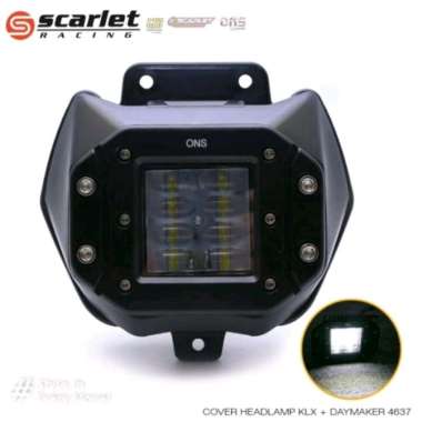 LAMPU DEPAN TEMBAK DAYMAKER KOMPLIT KLX CRF WR 4637 8 MATA LED ONS KLX