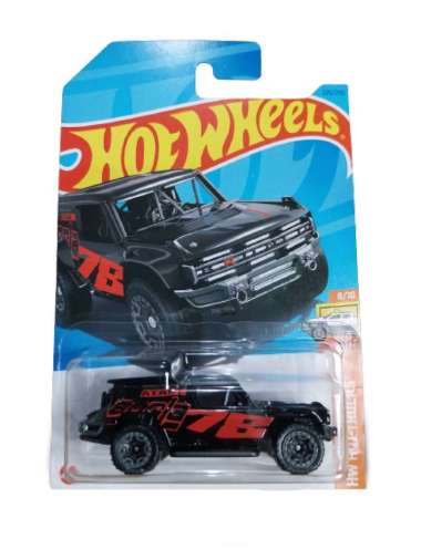 Hot Wheels Ford Bronco R Hitam Borla Rally 78 Hot Trucks