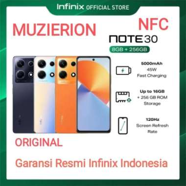Infinix Note 30 NFC Ram 8/256GB Garansi Resmi