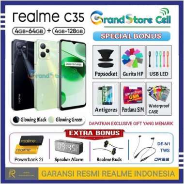 REALME C35 RAM 4/64 GB | REALME C 35 RAM 4/128 GB GARANSI RESMI REALME