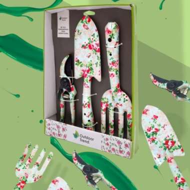 GARDEN TOOLS SET - ALAT BERKEBUN Abu-abu