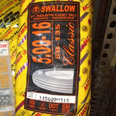 Ban Luar Motor Clasik Swallow, 500-16 SB 135 Classic