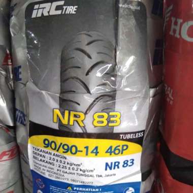 90/90-14 NR 83 Tubeless, Ban Motor Matic Merk IRC