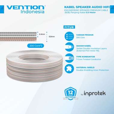 Vention JA-100 Kabel Audio Speaker 100 Core AWG-18 200 Core
