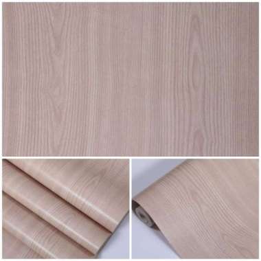 wallpaper dinding kayu craem mudah