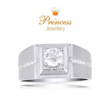 Cincin Pria Berlian GIA Sertifikat PMR828956 Princess Jewellery
