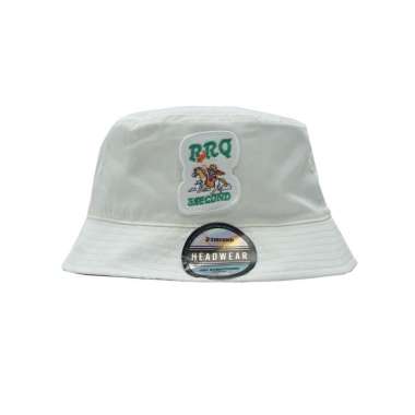 3Second x RRQ Bucket Hat Logo Graffiti C030923 White