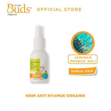 Buds Organics Mozzie Clear Spray - Lotion Anti Nyamuk Bayi & Anak