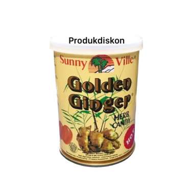 GOLDEN GINGER Permen Jahe 150gr Herb Candy Hot - Makanan