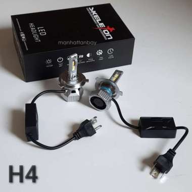 Lampu LED Mobil Skeleton CF6 Soket H4 & H11