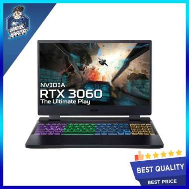Acer Nitro 5 AN515-46 Laptop Gaming Ryzen 5 6600H RTX 3050 15.6" Hitam