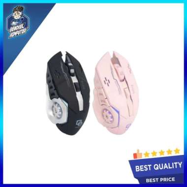 MOUSE WIRELESS TORTUGA RECHARGEABLE ( BLACK,PINK) PINK