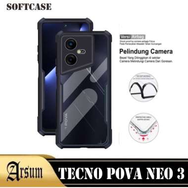 Case Transparan TECNO POVA NEO 3 4G Casing Cover Sillikon Terbaru POVA NEO 3 4G