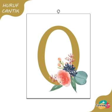 TENNESY HIASAN DINDING 15x20CM KUSTOM NAMA ALFABET HURUF DAN ANGKA FONT INISIAL TEXT REQUEST WALL DE