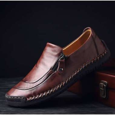 Sepatu K2- Sepatu Pria-Sepatu Pria -Sneakers-Sepatu Cowok- Fashion Pria-Sepatu Formal Pria COKELAT 3