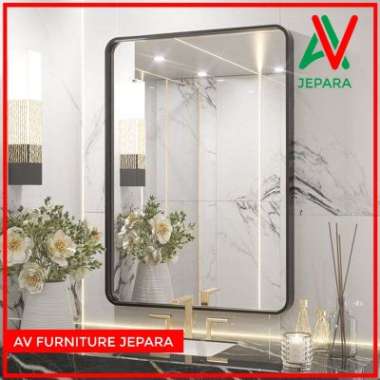 KACA CERMIN WASTAFEL MINIMALIS - CERMIN WESTAFEL KAMAR MANDI
