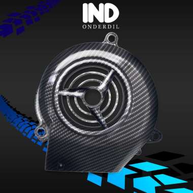 Tutup-Cover-Tameng-Penutup Kipas Magnet-Mesin Karbon-Carbon Yamaha Mio Lama-Old 2004-New 2009 & Mio