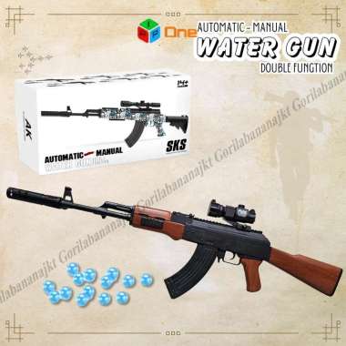 Mainan Anak Tembakan Water gel blaster AKM Auto Manual Electric