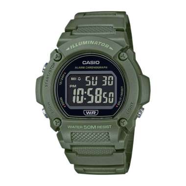 CASIO ORIGINAL - CASIO W-219HC-3BVDF - JAM TANGAN PRIA JAM PRIA LA - RESIN CASIO W-219HC-3B W 219HC 