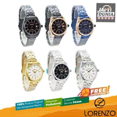 JAM TANGAN LORENZO 1085LBR JAM LORENZO 1085 LBR JAM LORENZO ORIGINAL JAM TANGAN ANALOG JAM TANGAN WA