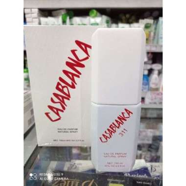 parfum casablanca kaca ,parfum casablanca eau de parfum natural spray dos 100ml Putih