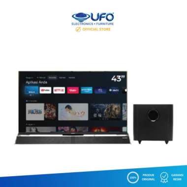 POLYTRON PLD43BUG5959+SWF0251 LED ANDROID 4K TV 43 INCH (SUBWOOFER)