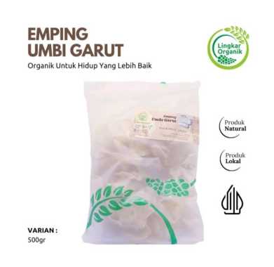 Lingkar Organik - Emping Garut/Emping Singkong/Emping Melinjo - 200gr EMPING MELINJO