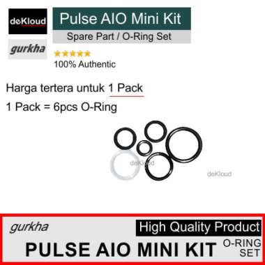 O-Ring Set for PULSE AIO MINI KIT | karet seal sil oring