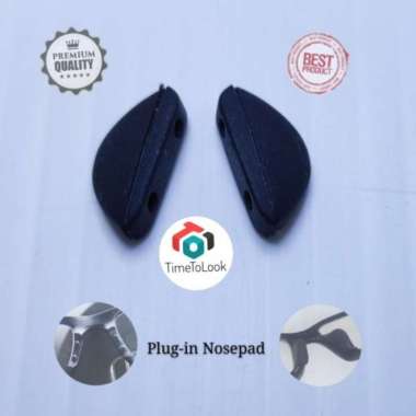 Nosepad Kacamata Plug-in Nose Pad Rubber Colok Plug in