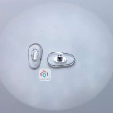 Nosepad Kacamata Silver Silicon Baut Bantalan Hidung Nose Pad Screw in