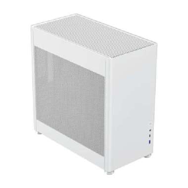 Gamemax Meshbox Black White | Casing PC ATX | CPU PC Case Gaming Putih