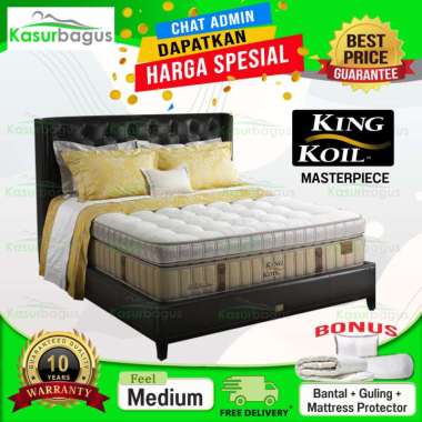 King Koil Kasur Springbed New Masterpiece - Full Set 160 180 200 200 x 200