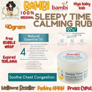 Bambi Baby Sleepy Time Calming Rub Cream 40gr