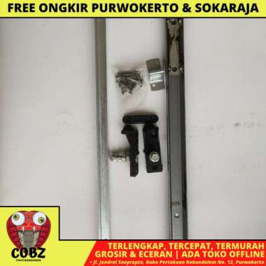 180 CM / HORRISSON J4 REL PINTU SLIDING GESER GANTUNG + RODA SET