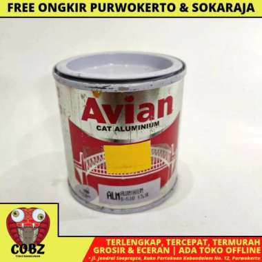 AVIAN BROWN ALLUMUNIUM CAT KAYU BESI 200 CC PER KALENG