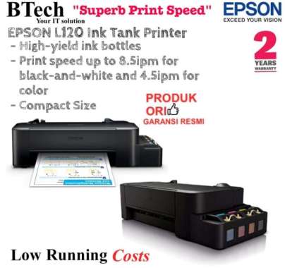 Baru Epson L120 Tank Printer New
