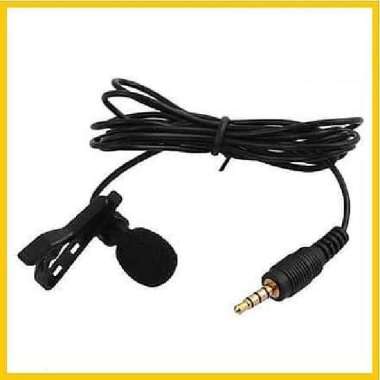Microphone Clip Mic Kecil Klip Mic HP Komputer PC Laptop 3.5mm