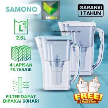 TEKO MINUM SAMONO SW-WFPW26 Plastik Filterasi Air Minum 4 Lapisan