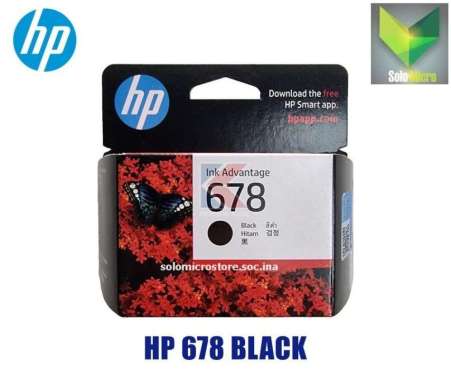Tinta Printer Cartridge Catridge HP 678 original Hitam