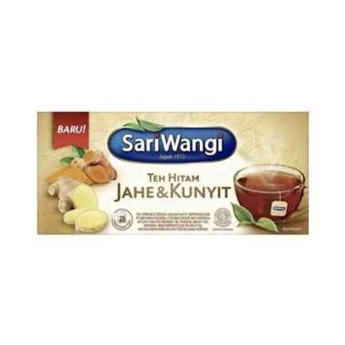 Promo Harga Sariwangi Teh Hitam Jahe & Kunyit 37 gr - Blibli