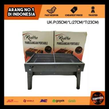 Alat Pemanggang BBQ Grill Stove Panggangan Multifungsi Premium - Kecil (Biasa)