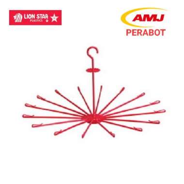 LION STAR Folding Hanger Bulat 16 Sticks