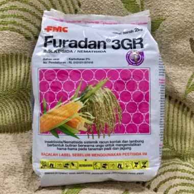 Kemasan Asli 2kg FURADAN 3GR Insektisida Nematisida utk Hama Penggerek Batang Jonjrot Cacing Uret Ak