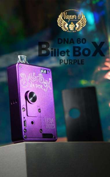 BILLET BOX SXK DNA 60 CLEAR DAN PURPLE PURPLE