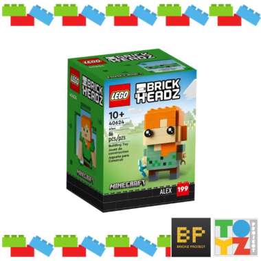 Promo LEGO 40624 BRICK HEADZ MINECRAFT ALEX GANI12 Diskon 50