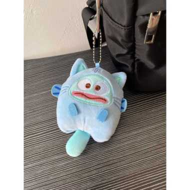Gantungan Kunci Animals Sanrio Cat Series Kuromi Melody Cinnamoroll Plush Dolls BLUE CAT