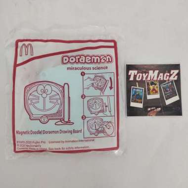 Figure Doraemon Happy Meal McDonalds Magnetic Doodle Doraemon Drawing