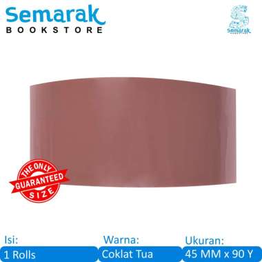 Daimaru OPP Tape Lakban Pengemasan 48 MM X 90 Y - Coklat Tua [1 Roll]